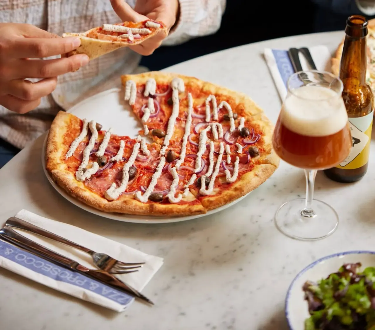 BookNoFees: Restaurante – De Pizzabakkers – Amsterdam – Os Padeiros de Pizza, fotografia 1