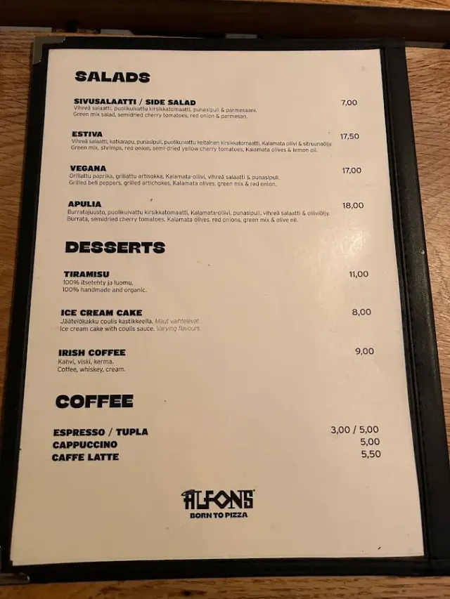 BookNoFees: Restaurante – Alfons Pizza – Helsinki – Pizza Alfons, fotografia 3