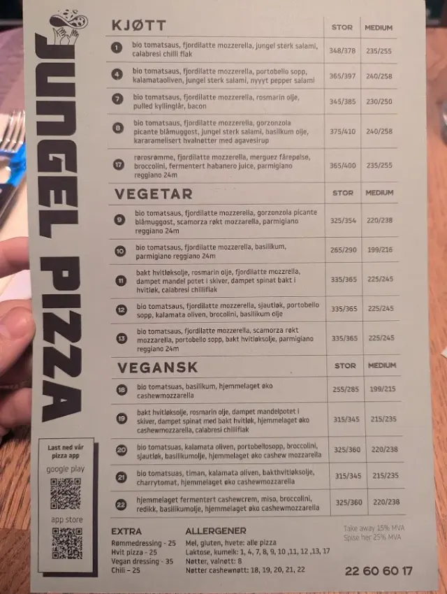 BookNoFees: Restaurante – Jungel Pizza – Oslo – Pizza da Selva, fotografia 2