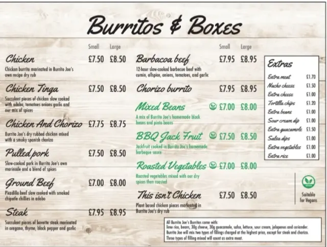 BookNoFees: Cafetaria – Burrito Joe – London – Burrito Joe, fotografia 2