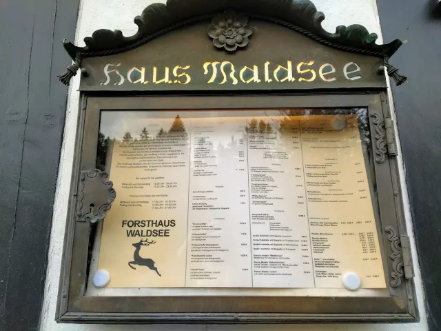 BookNoFees: Restaurante – Forsthaus Waldsee – Brilon – Casa Florestal de Waldsee, fotografia 3