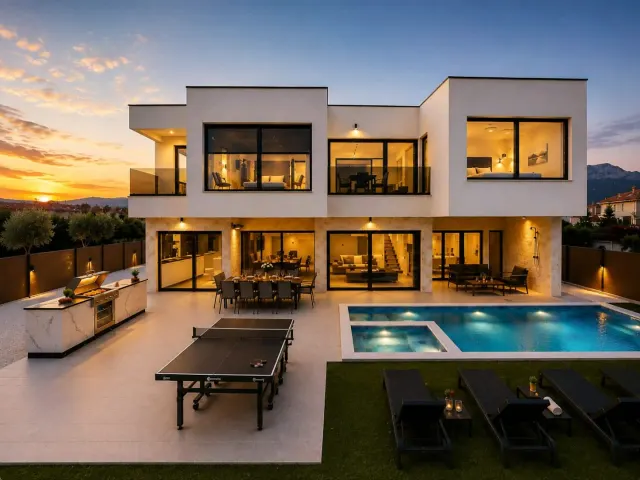 BookNoFees: Villa Just be Alive · 5 quartos · Ginásio · Piscina · Jacuzzi – Kaštel Stari