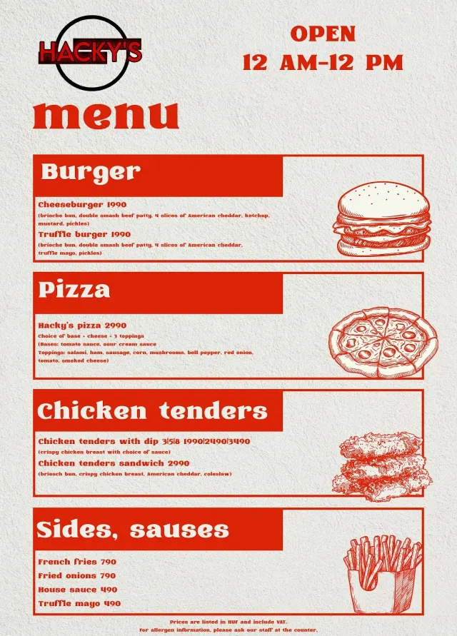 BookNoFees: Restaurante – Hacky's – Budapest – Hacky's, fotografia 3