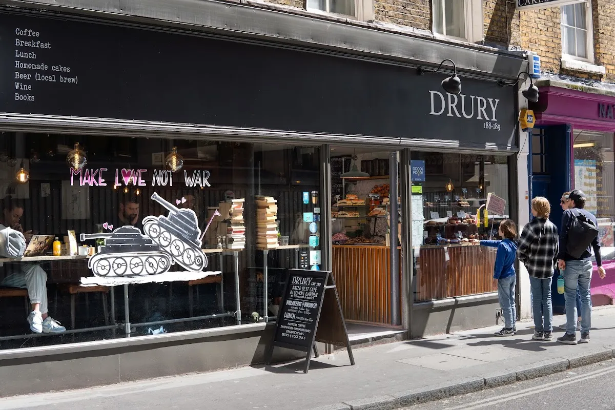 BookNoFees: Café – Drury 188-189 – London – Drury 188-189, fotografia 1