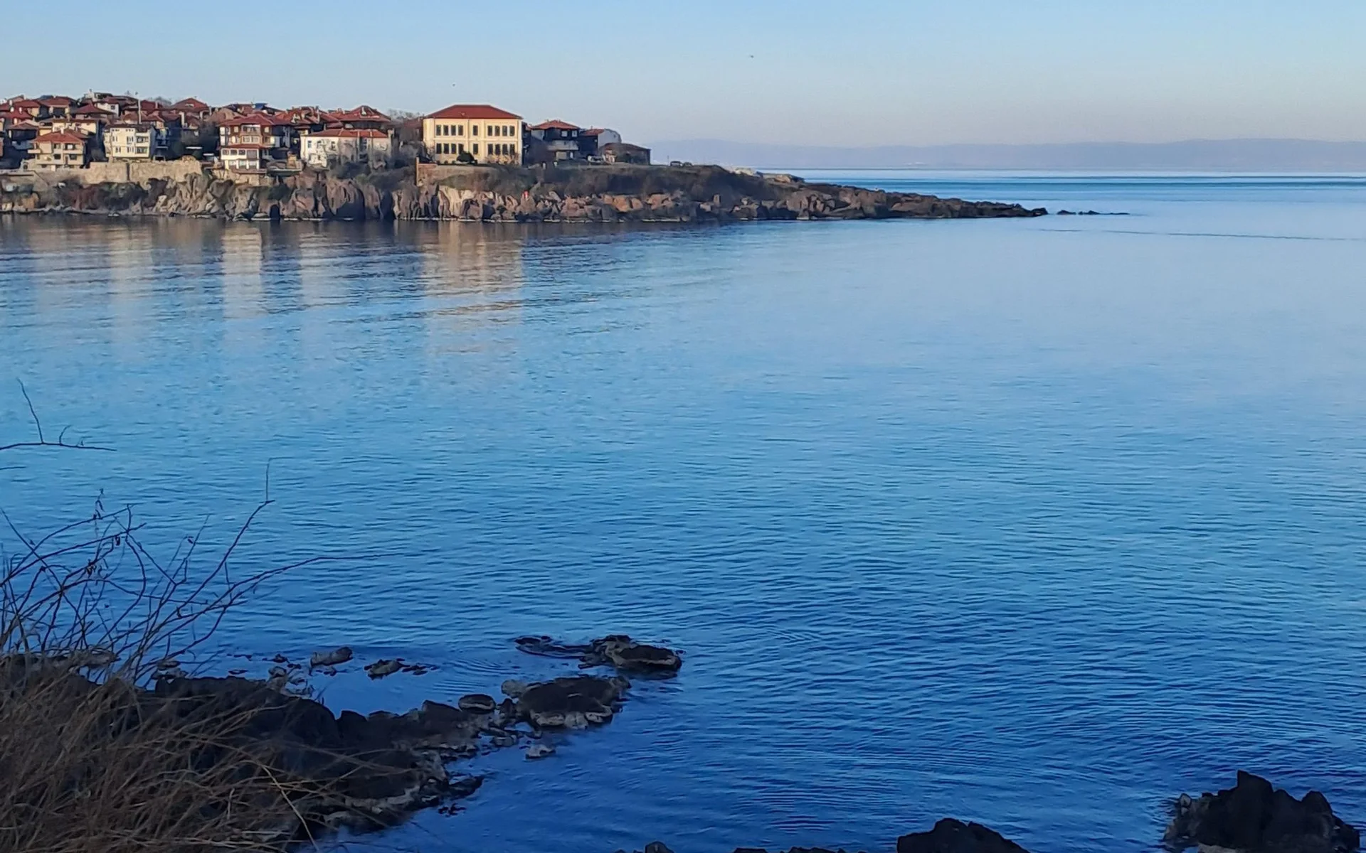 Costa de Sozopol, no Mar Negro